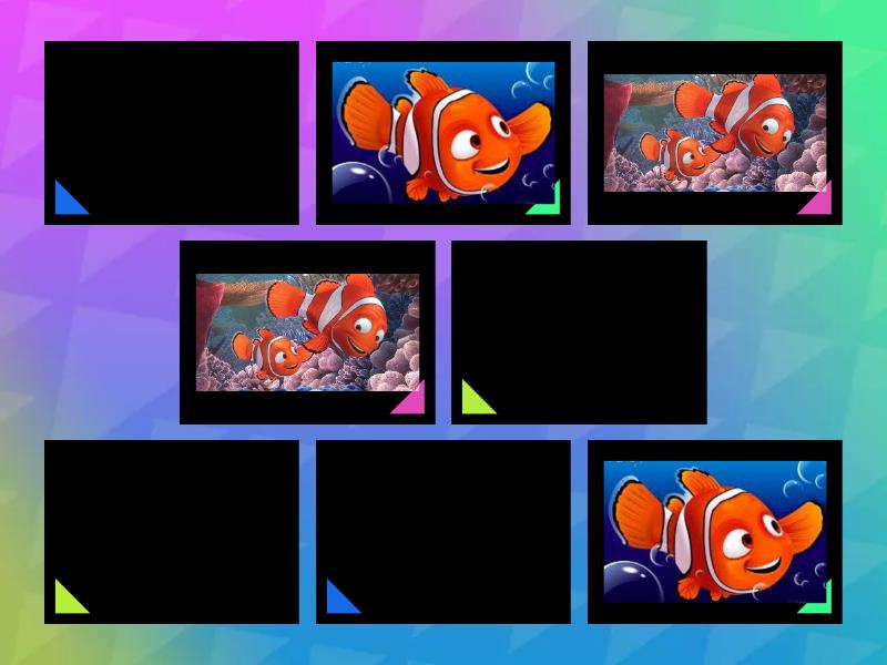 Memory Pesciolino Nemo Matching Pairs