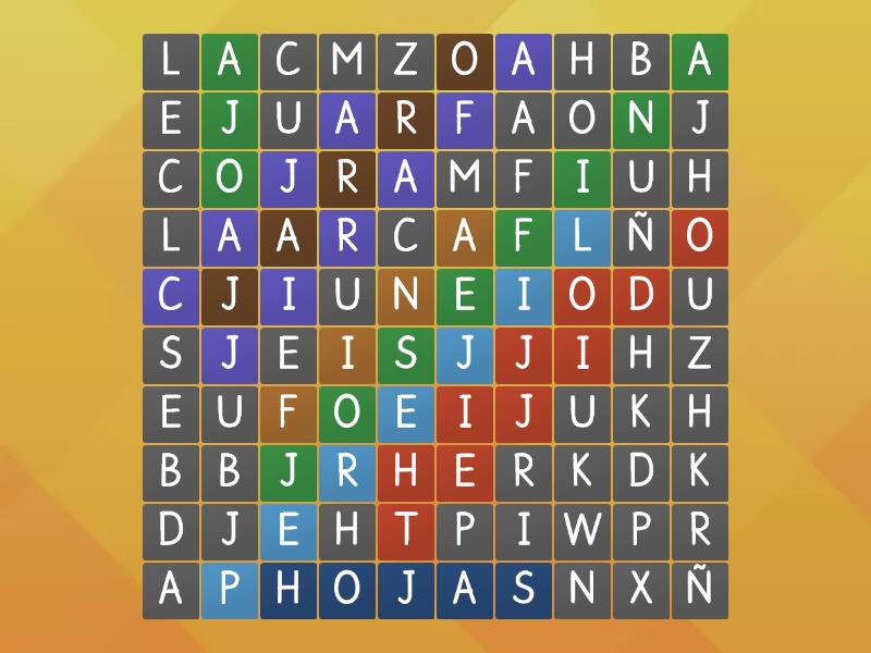 La Jirafa Josefina Wordsearch