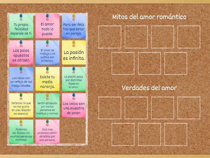 Mitos Y Verdades Del Amor Group Sort