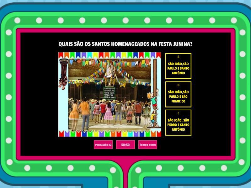 QUIZ FESTA JUNINAS Gameshow Quiz