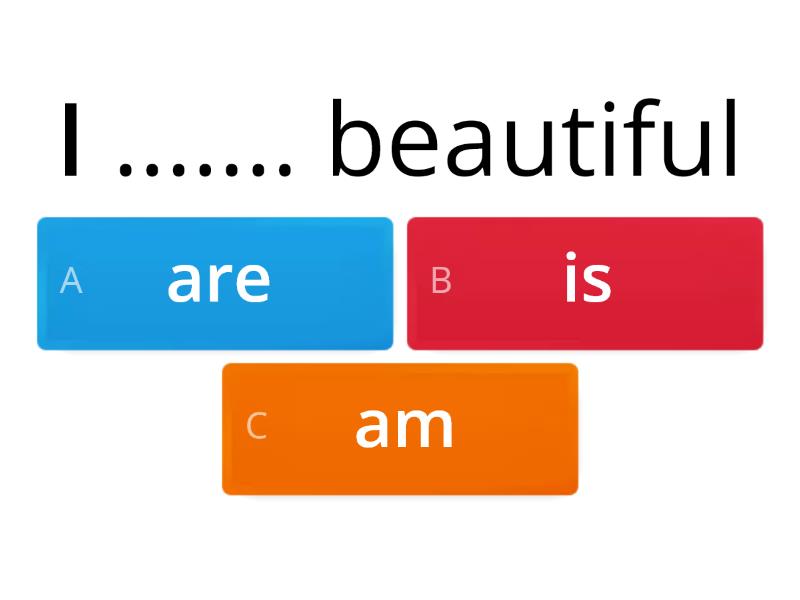 Verb To Be Negative Positive Quiz