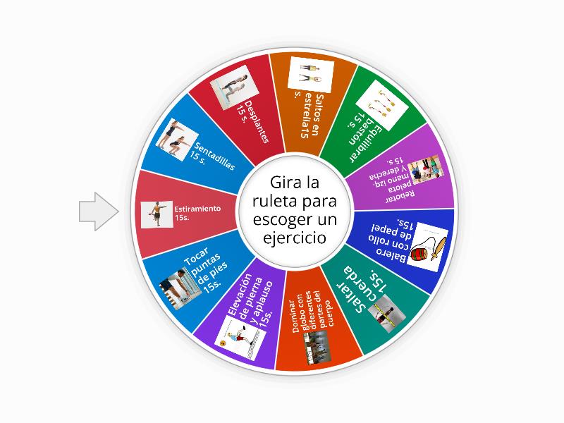 Ruleta Del Movimiento Spin The Wheel