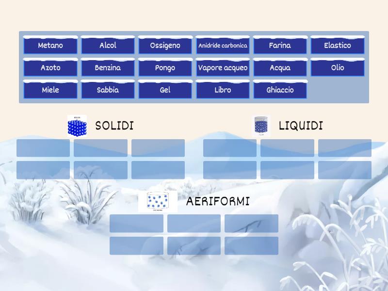 Solido Liquido O Aeriforme Group Sort