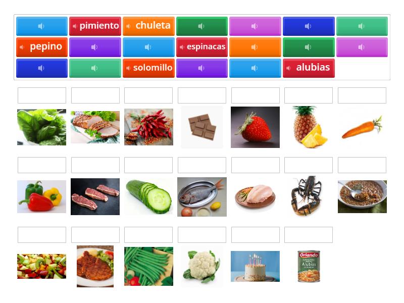 Los Alimentos Match Up