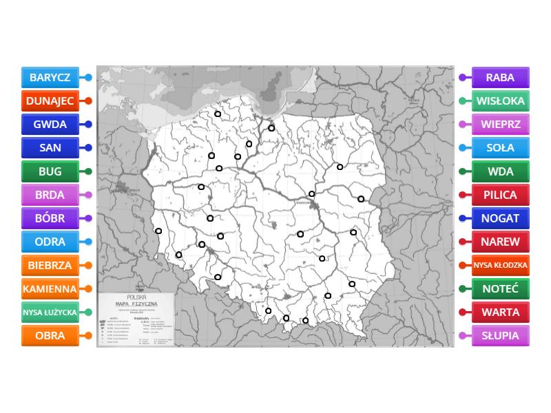 Rzeki Polski Labelled Diagram