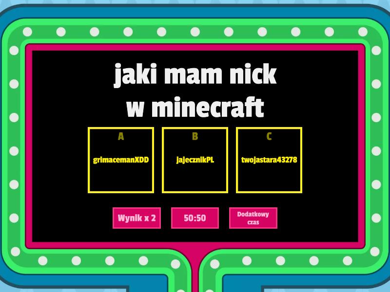 Jak Dobrze Mnie Znasz Gameshow Quiz