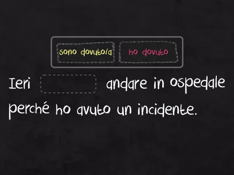 Passato Prossimo Con Verbi Modali Servili Palabra Perdida