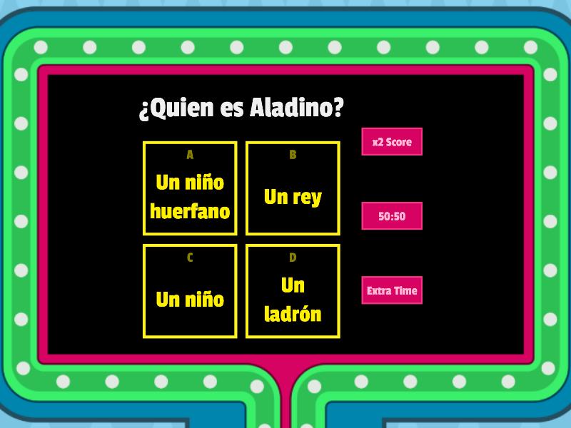 Te Acuerda De Aladino Y La Lampara Magica Concurso De Preguntas