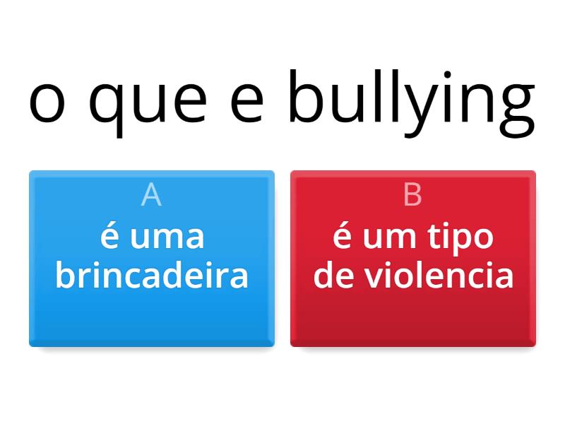 Sobre Bulliyng Quiz