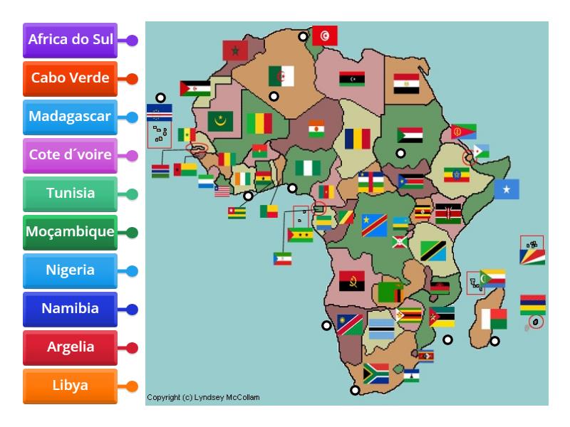 Mapa Geografico De Africa Labelled Diagram