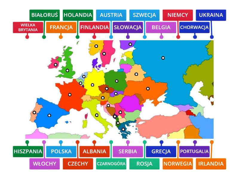 Mapa Europy Labelled Diagram My XXX Hot Girl