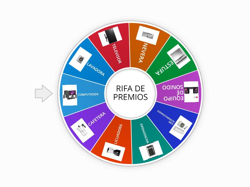 Rifa De Electrodomesticos Random Wheel