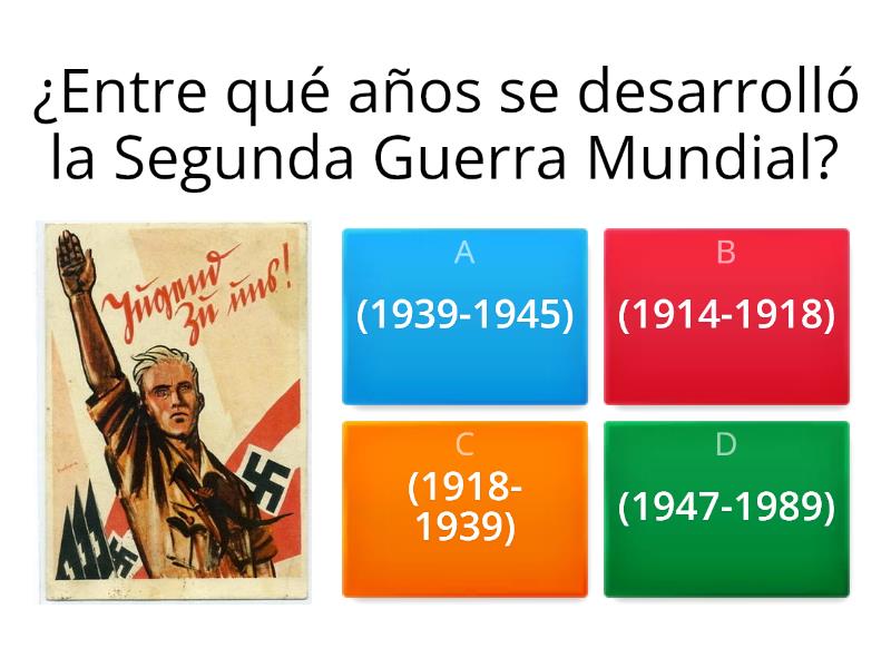 Segunda Guerra Mundial Quiz