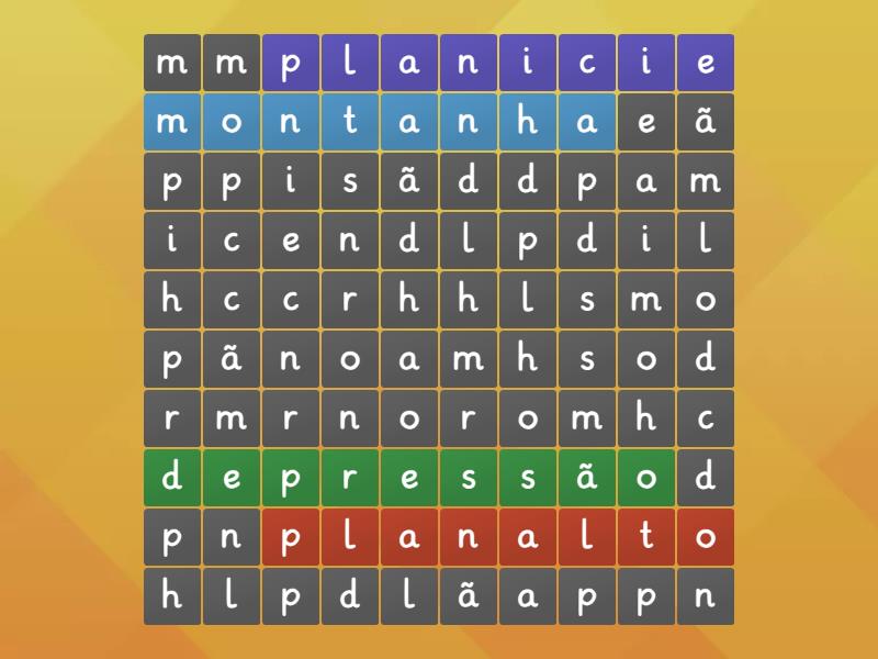 Relevo Wordsearch