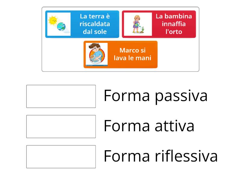 Forma Attiva Passiva O Riflessiva Abbinamenti