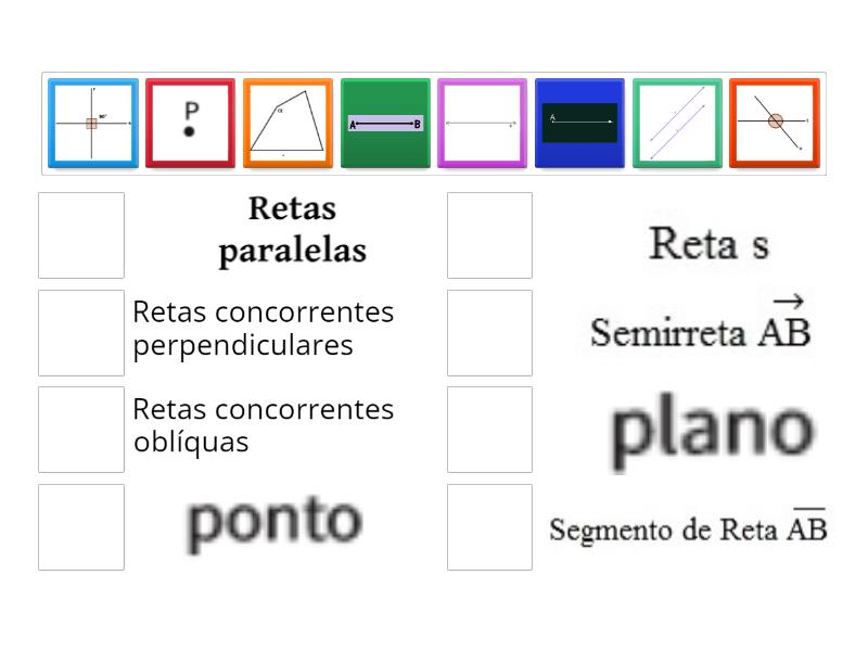 Retas Semireta Segmento De Reta Ponto E Plano Associa O