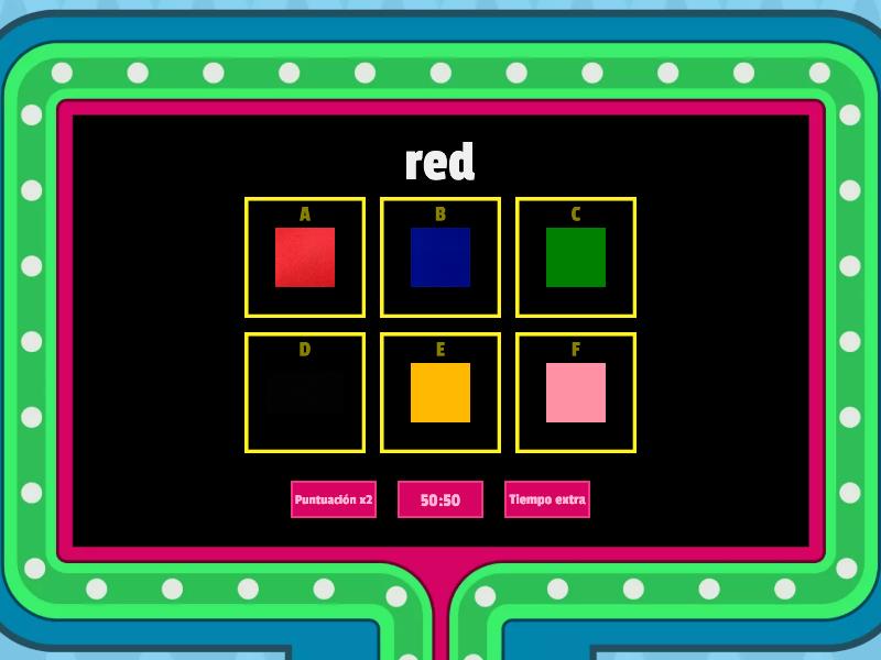 Colors Gameshow Quiz