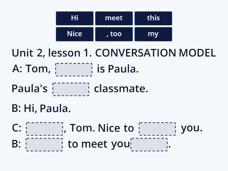 Tnf Unit Conversation Models Complete The Sentence