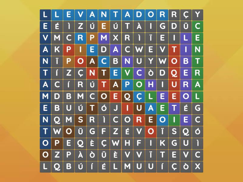 Ca A Palavras V Lei Wordsearch