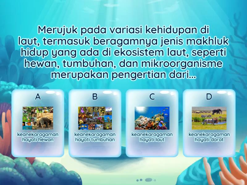 Keanekaragaman Hayati Laut Quiz