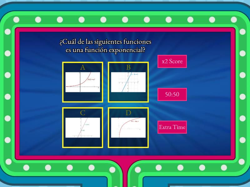 Funciones Exponenciales Concurso De Preguntas