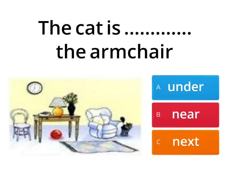 Preposition Of Place Cuestionario