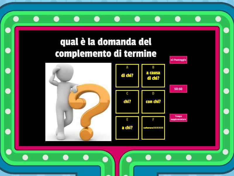 Domande Quiz Gameshow Quiz