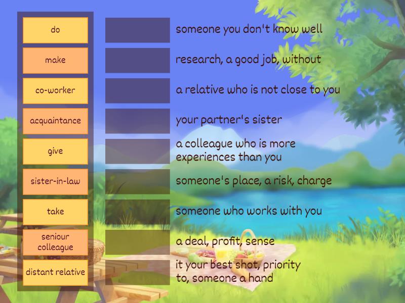 ROADMAP B2 Vocabulary Revision Une Las Parejas