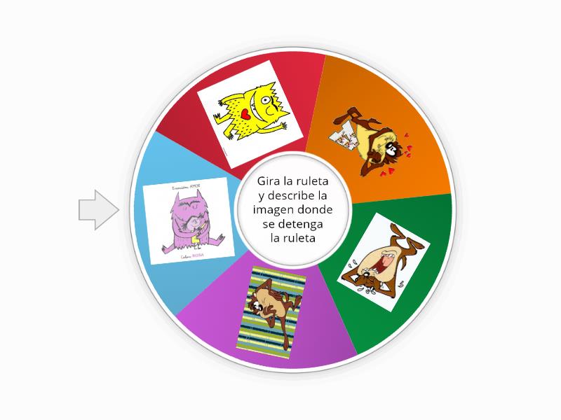 Identificar Las Emociones Rueda Aleatoria