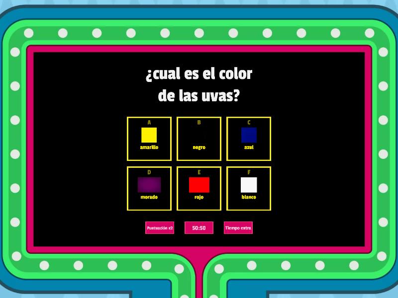 Los Colores Gameshow Quiz