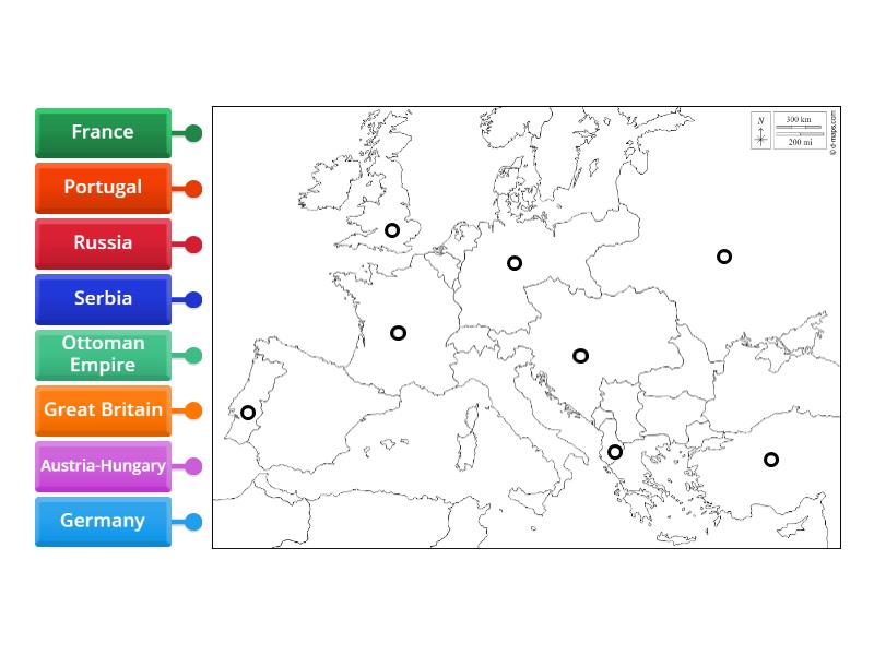 Allied And Central Powers Of World War Labelled Diagram