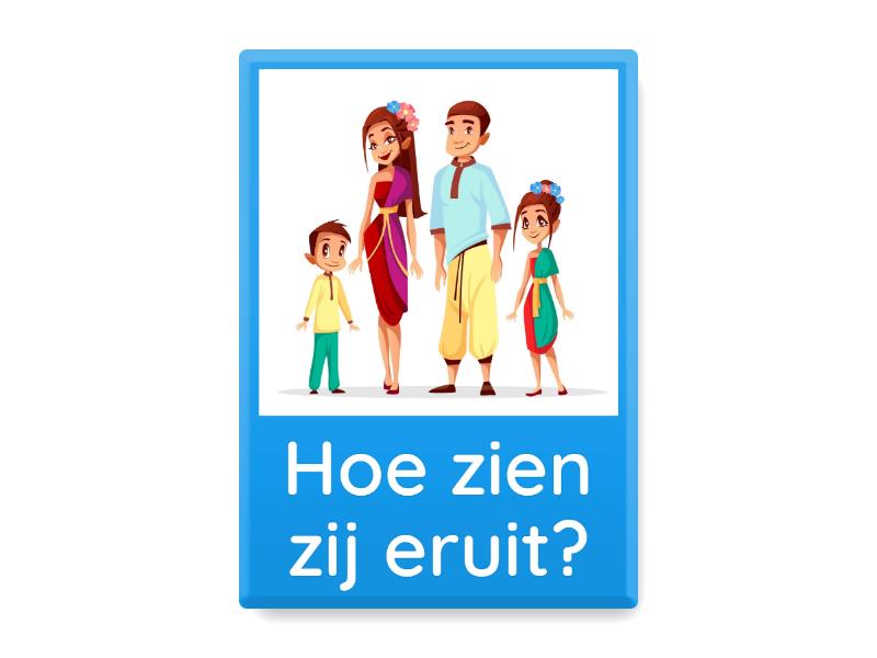 Personen Beschrijven Flash Cards