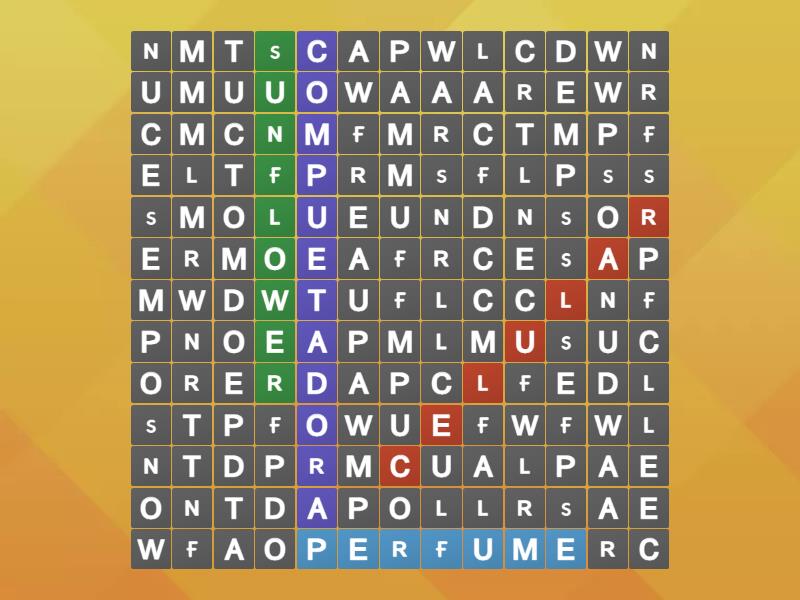 Sopa De Letra Para El Grupo Sunflower Wordsearch