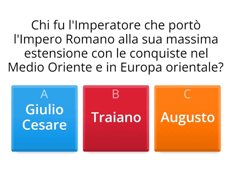 Il Declino Dell Impero Romano Cuestionario