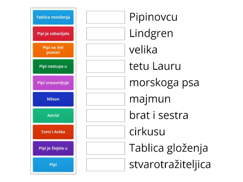 PIPI DUGA ČARAPA Spoji parove