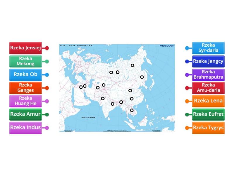 Rzeki W Azji Labelled Diagram