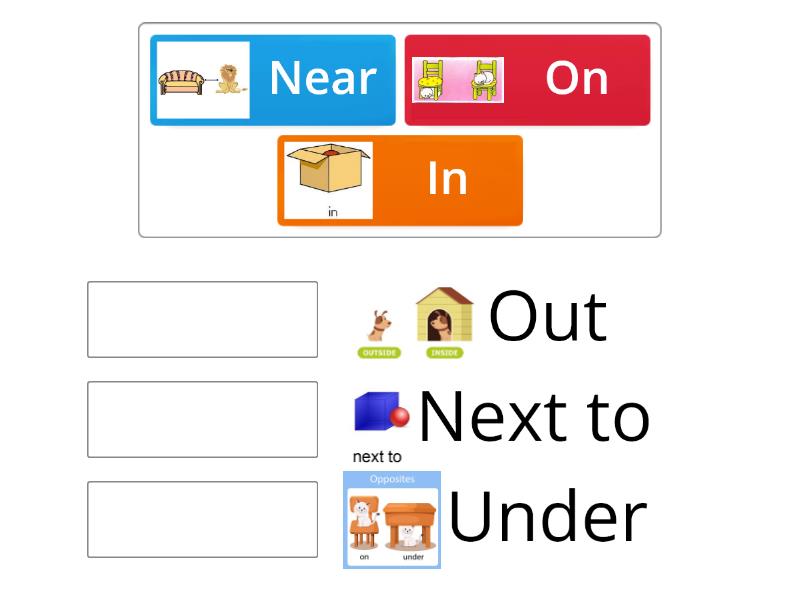 Prepositions Une Las Parejas