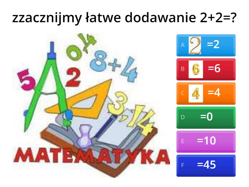 Matematyka Quiz