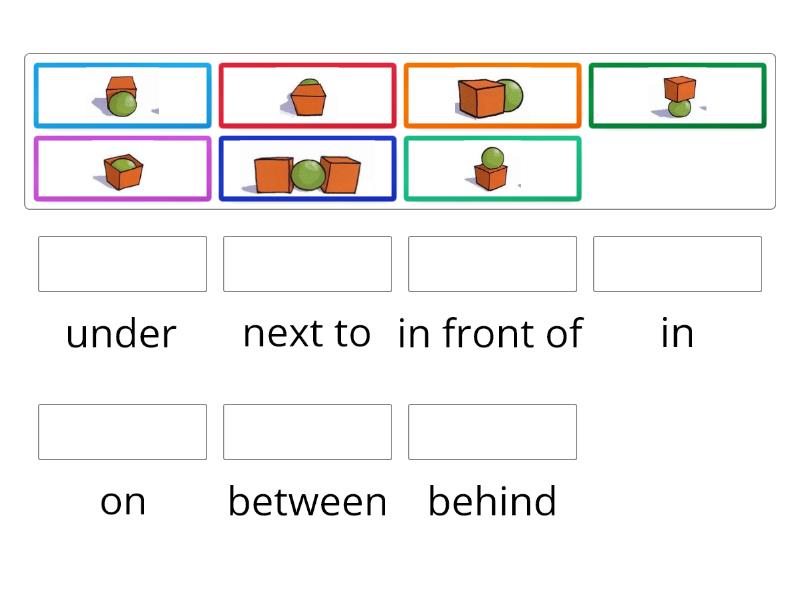 Prepositions Of Place Une Las Parejas