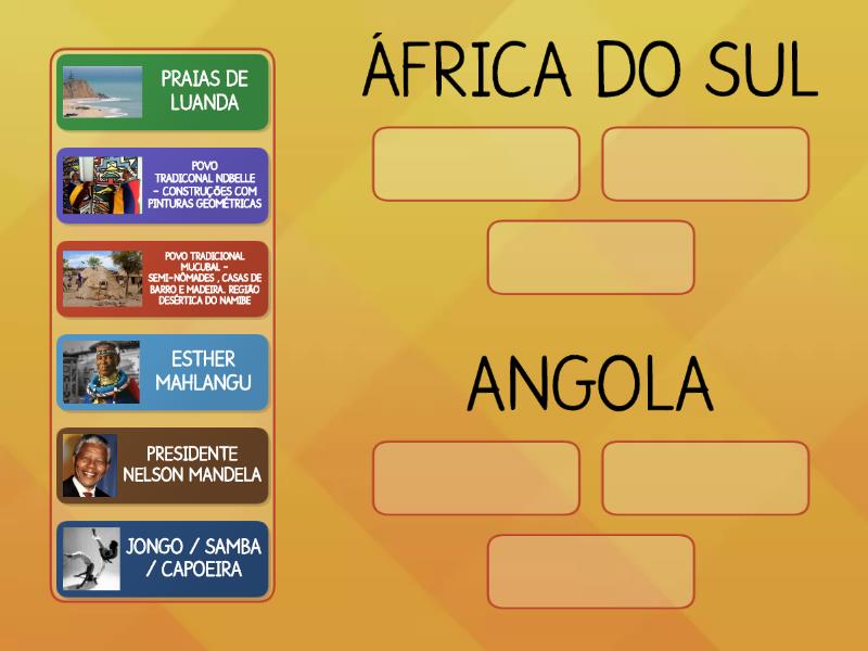 Projeto Viajando Pelo Continente Africano Group Sort