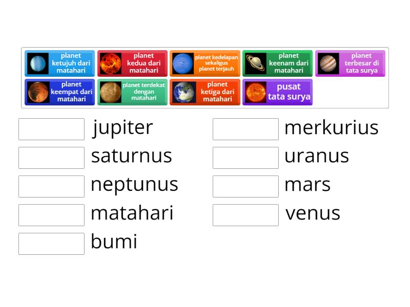 Mengenal Sistem Tata Surya Match Up