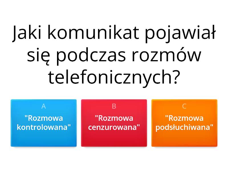 Stan Wojenny W Polsce Quiz