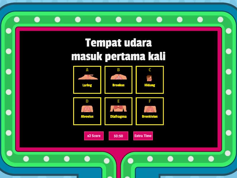 Sistem Pernapasan Manusia Gameshow Quiz