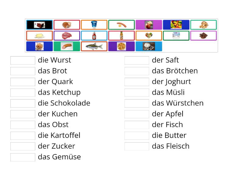 Lebensmittel Match Up