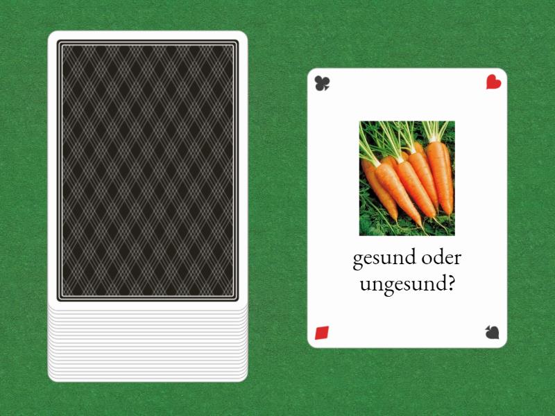 Gesund Oder Ungesund Essen Edition Random Cards