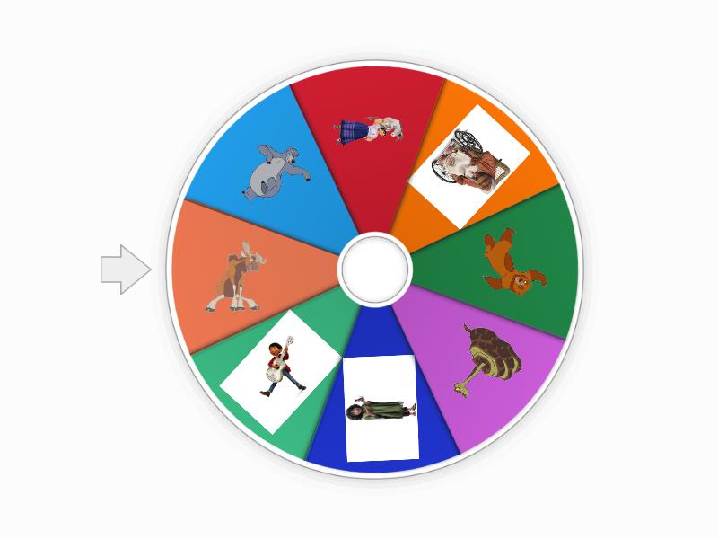 PERSONAJES Spin The Wheel