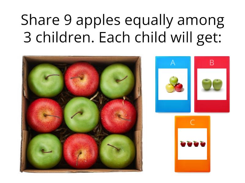 Division As Equal Sharing Quiz