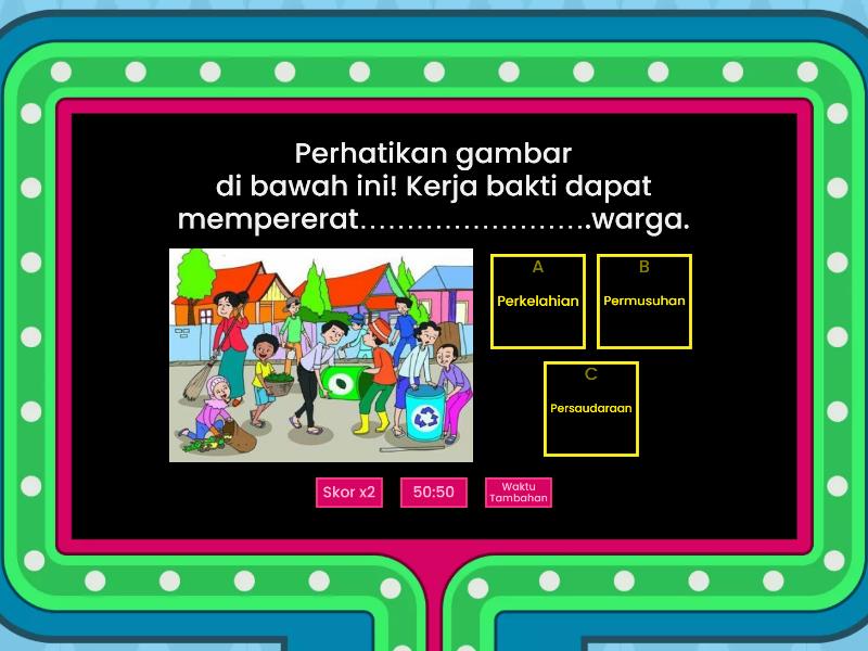 Siklus Manfaat Gotong Royong Gameshow Quiz