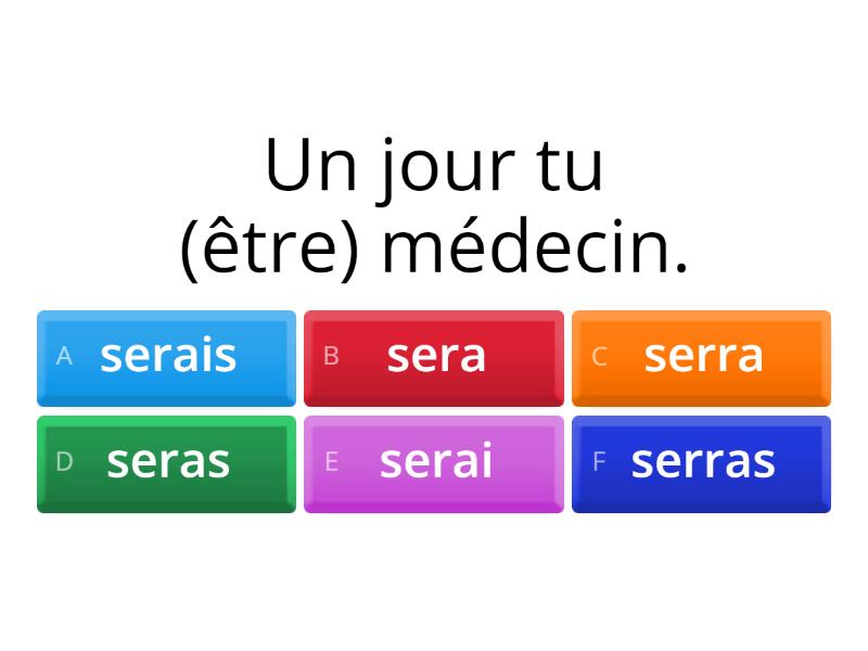 Choisissez La Bonne Conjugaison Futur Simple De L Indicatif Quiz