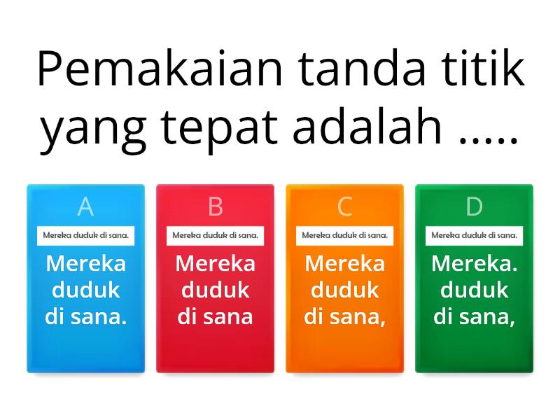 Tanda Baca Quiz